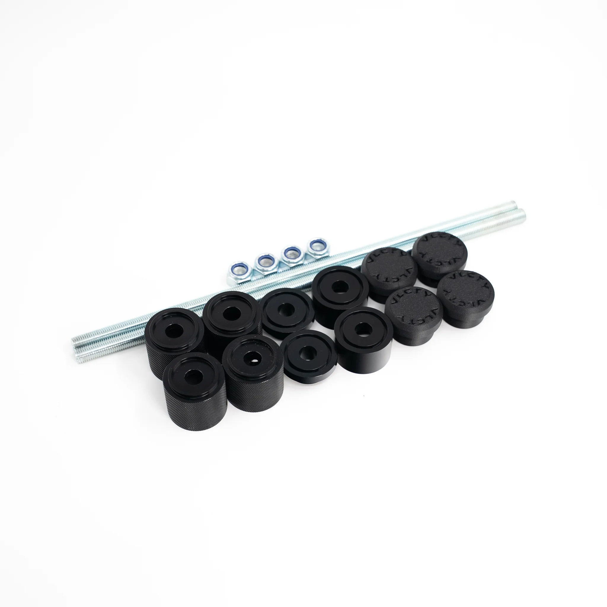 Supermoto Axle Sliders - Premium CNC With Carbon Endcaps - Image 5